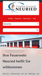 Mobile Screenshot of feuerwehr-neuried.net